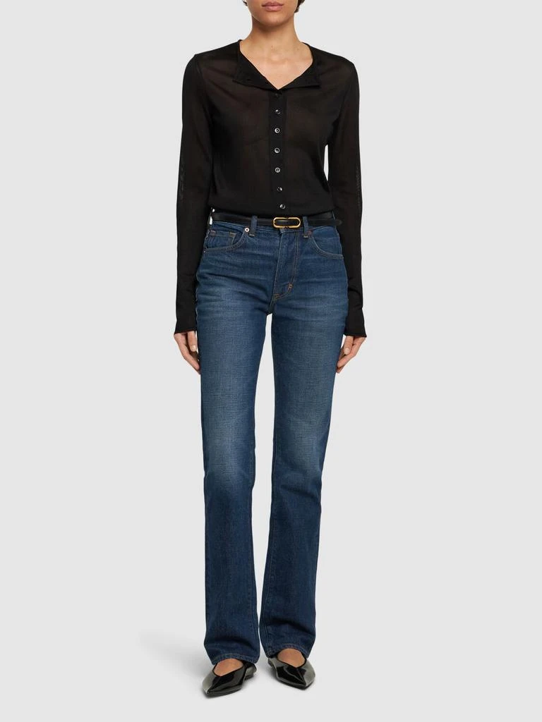 Tom Ford Slinky Viscose Jersey Bodysuit 1