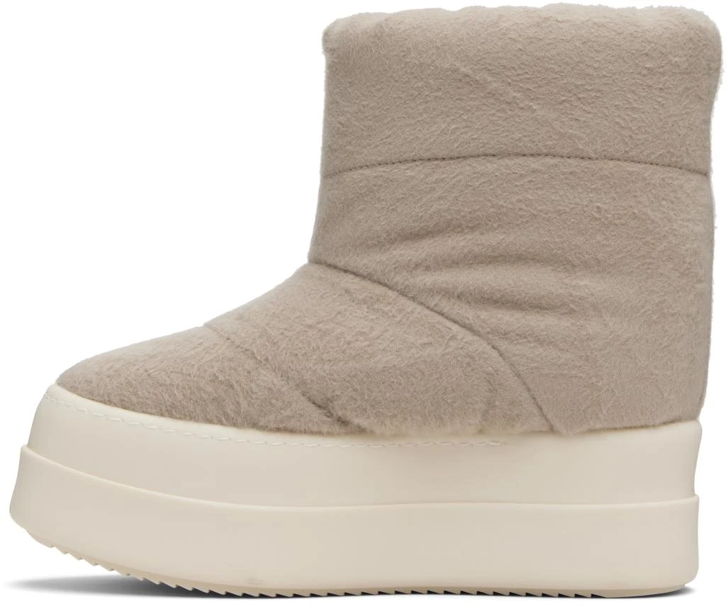 Rick Owens Taupe Concordians Mega Bumper Low Lunar Boots 3