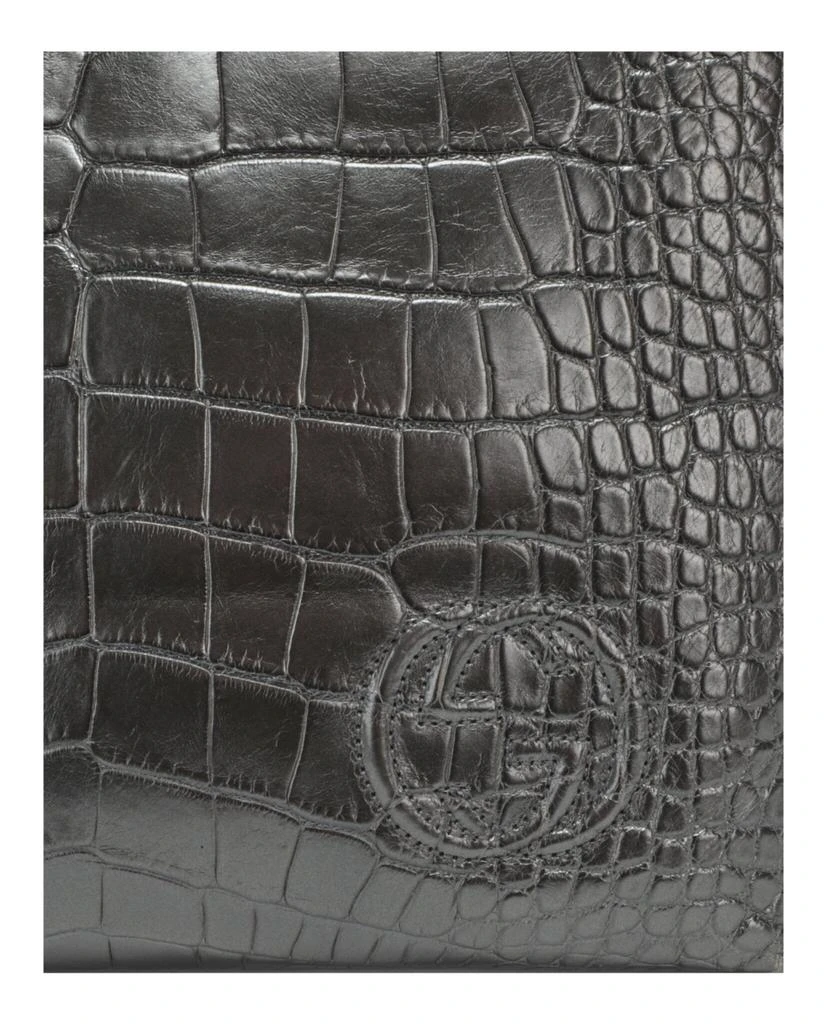 Gucci Small Crocodile Leather Envelope Pouch 3