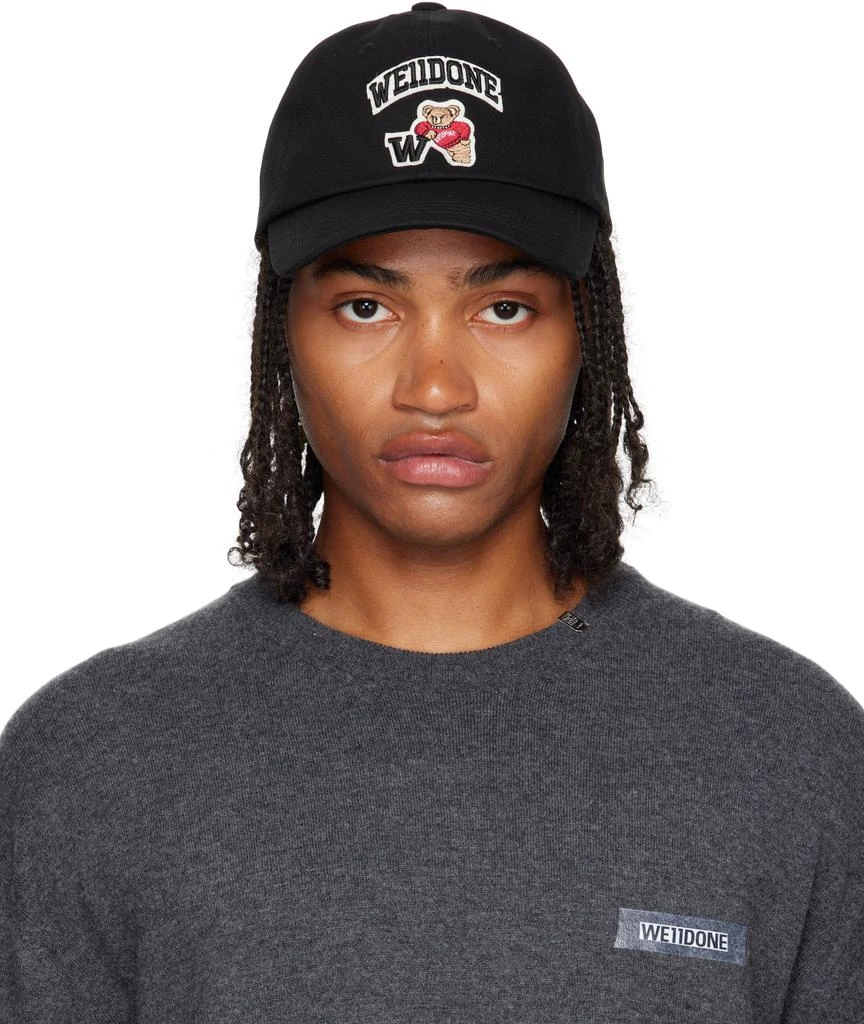 We11done Black Varsity Logo Cap 1