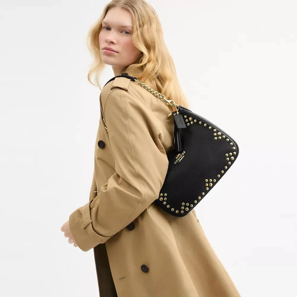 Coach Teri Hobo Bag With Rivets 3
