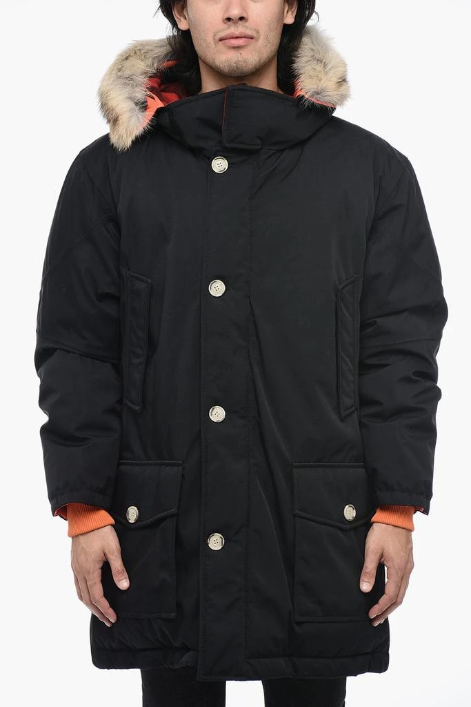 Woolrich Reversible ATLANTIC Parka with Fur Hood 1