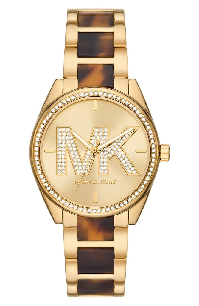 Shop Mini Janelle CZ Embellished Bracelet Watch, 36mm on  display picture 1