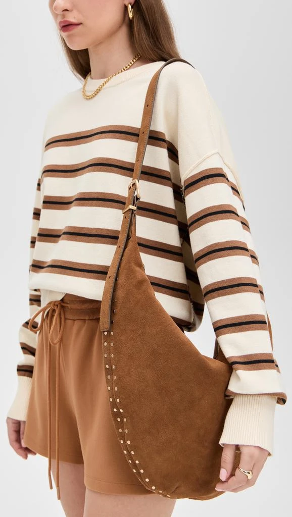 Madewell Suede Essentials Slouch Hobo: Studs 2