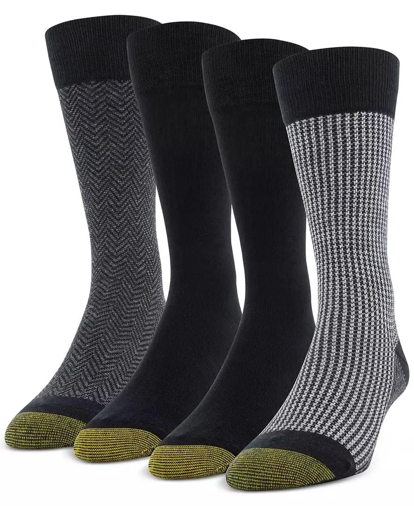 Gold Toe Men
s 4-Pack Casual Classic Crew Socks