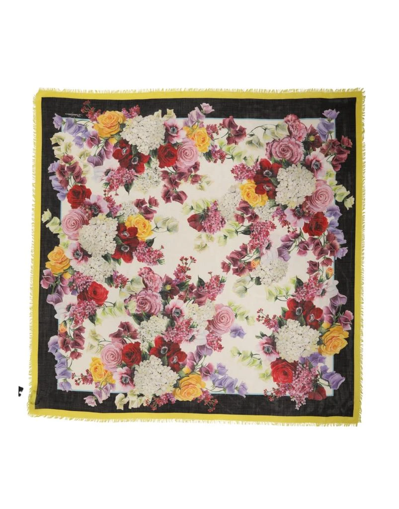 Dolce 
Gabbana Floral Square Stole 134.5cm x 134.5cm Women
s Scarf