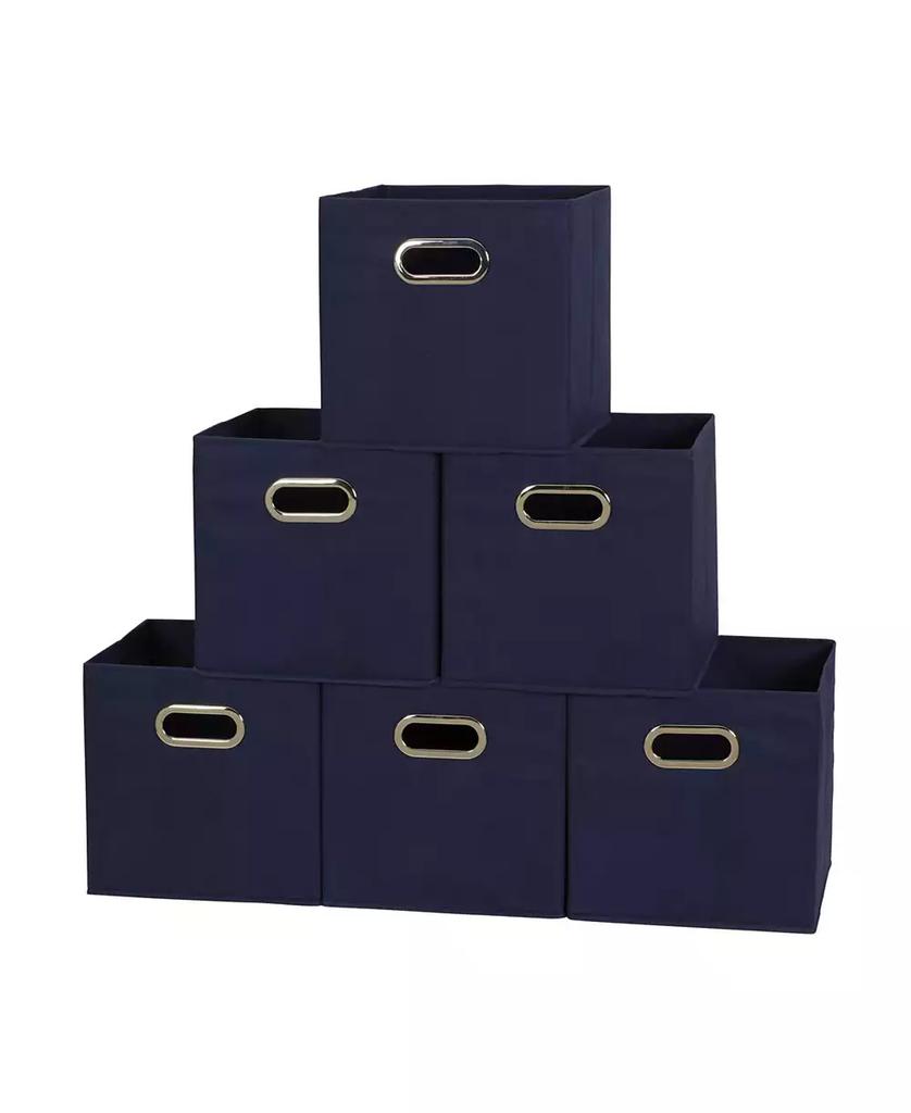 Household Essentials Household Essential Fabric Storage Bins 6 Piece Set
