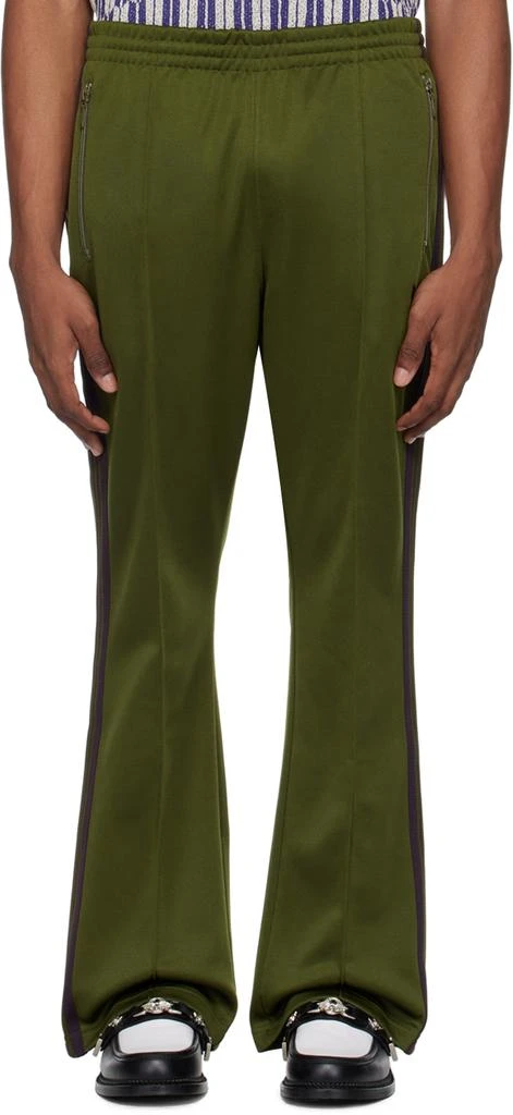 Needles Khaki Bootcut Track Pants 1