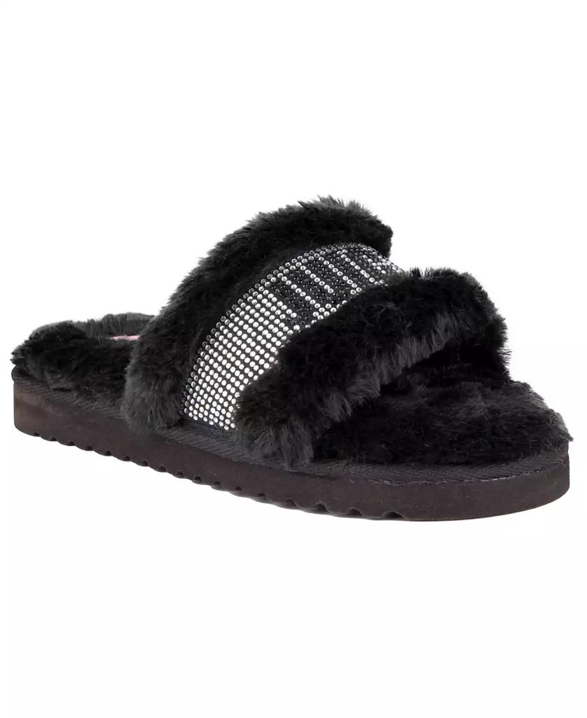 Juicy Couture Women's Halo Faux Fur Slip-On Slippers