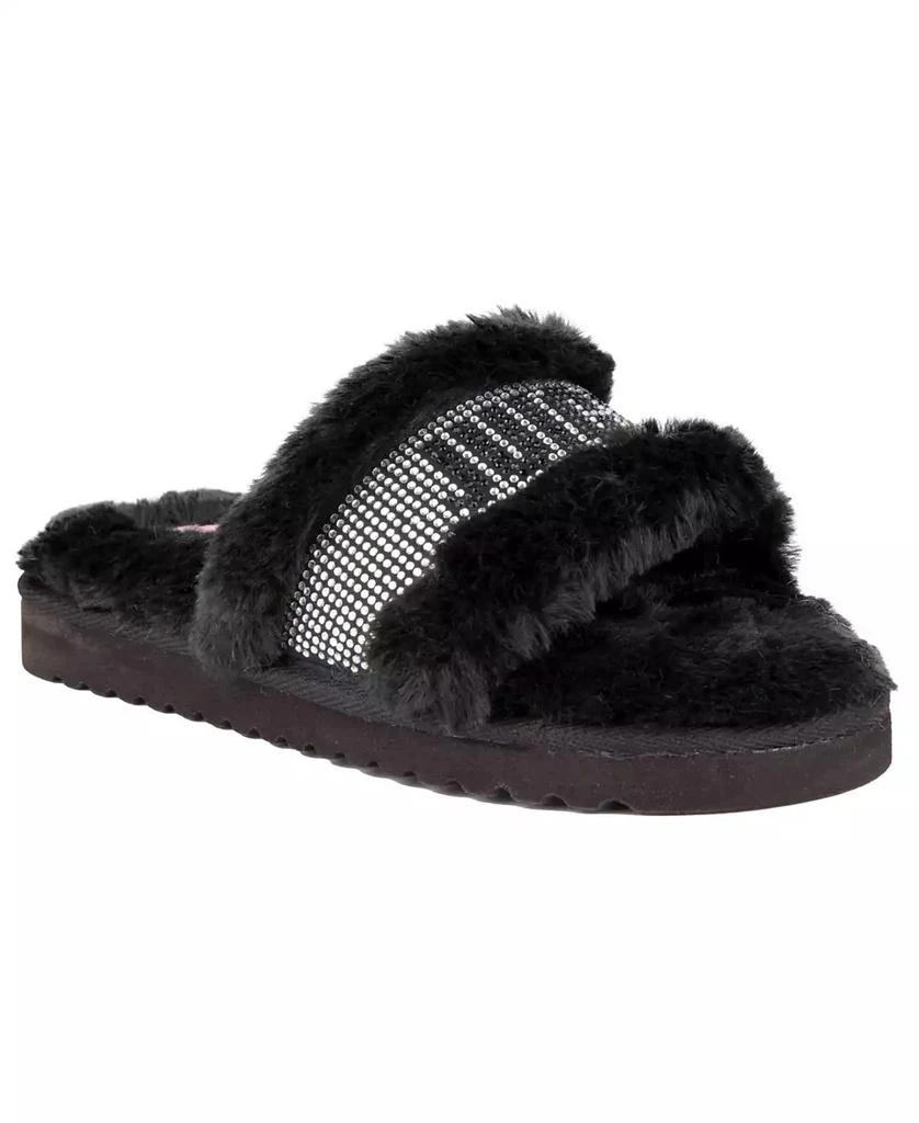 Juicy Couture Women's Halo Faux Fur Slip-On Slippers 1