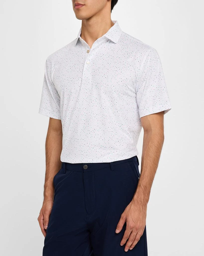 Peter Millar Men's Mulled Wine Performance Polo Shirt 4