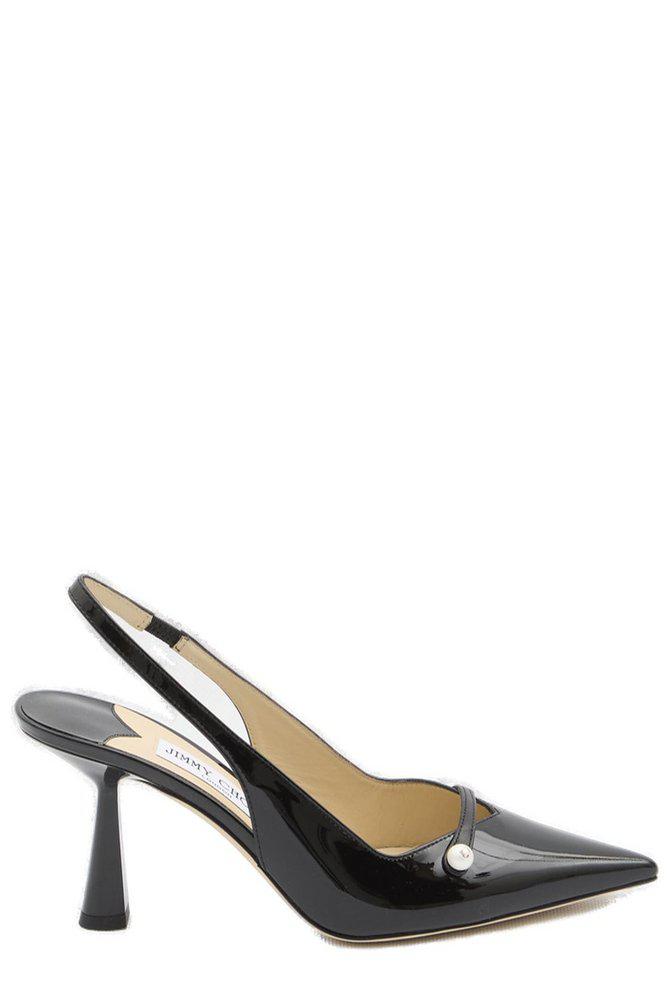 Jimmy Choo Jimmy Choo Amita 85 Pointed Toe Slingback Pumps