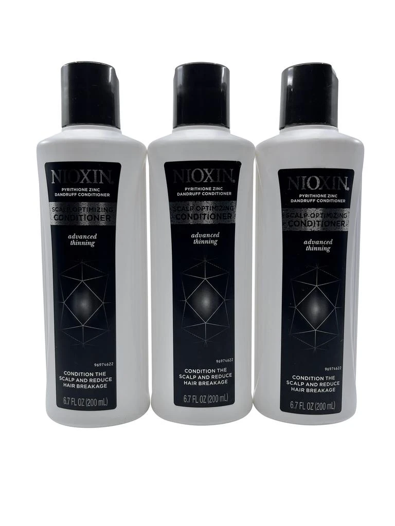 NIOXIN Advanced Pyrithione Zinc Dandruff Conditioner Thinning Hair 6.7 OZ 3 pack 1