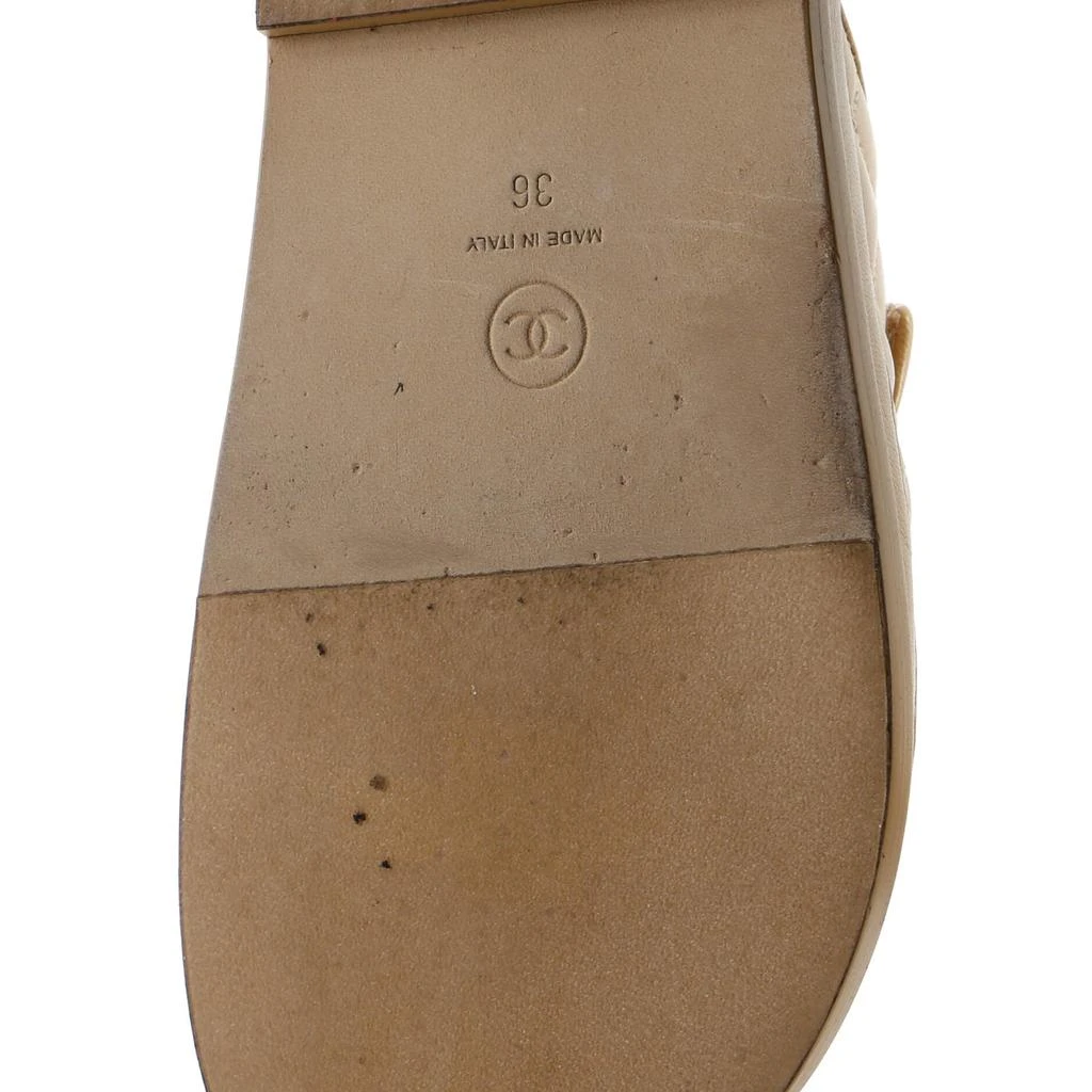 Chanel Women's Velcro Dad Sandals Quilted Leather 6