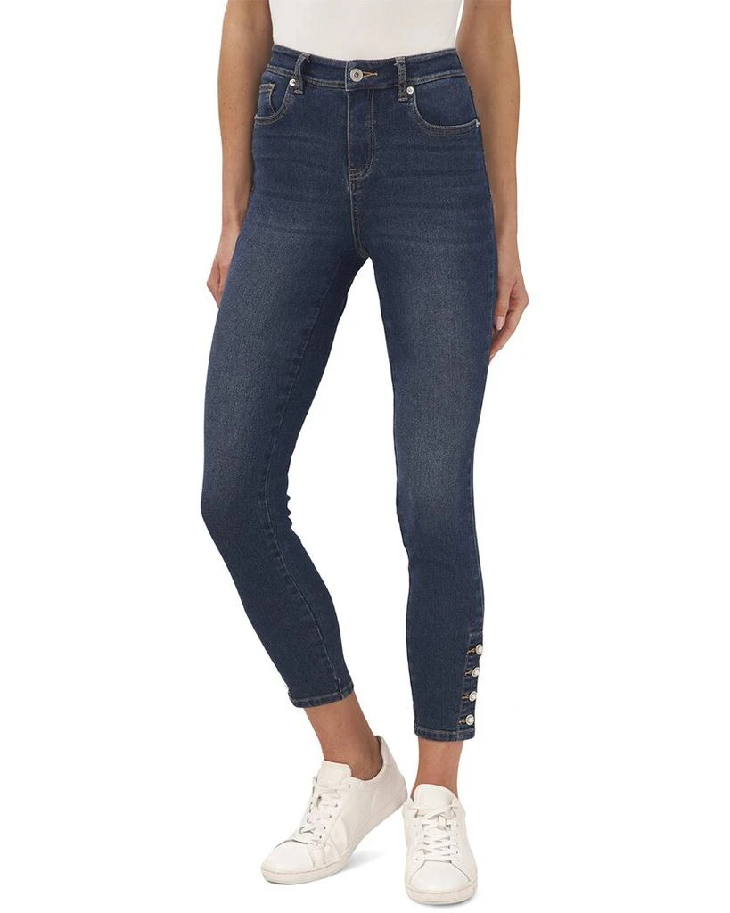 CeCe Jean with Pearl Trim Regular Fit Pant 1