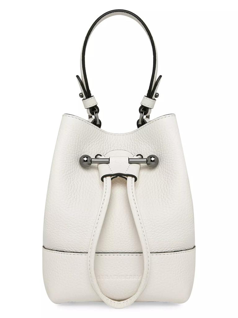 Strathberry Osette Grain Leather Bucket Bag