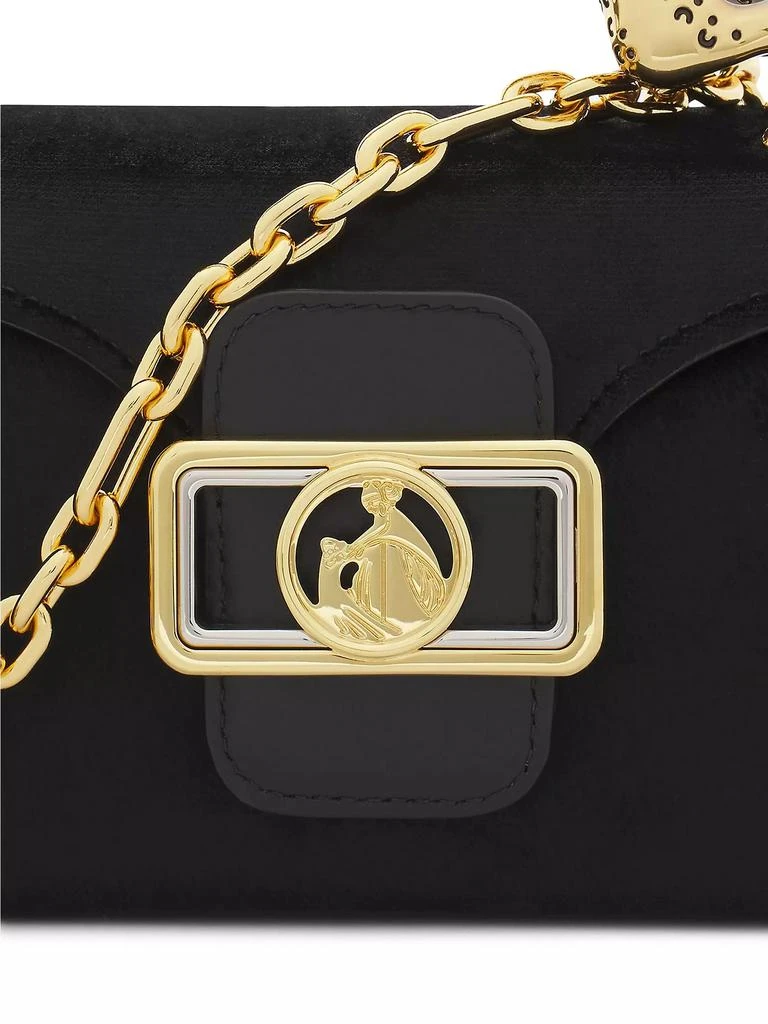Lanvin Nano Pencil Cat Top Handle Bag in Velvet 6