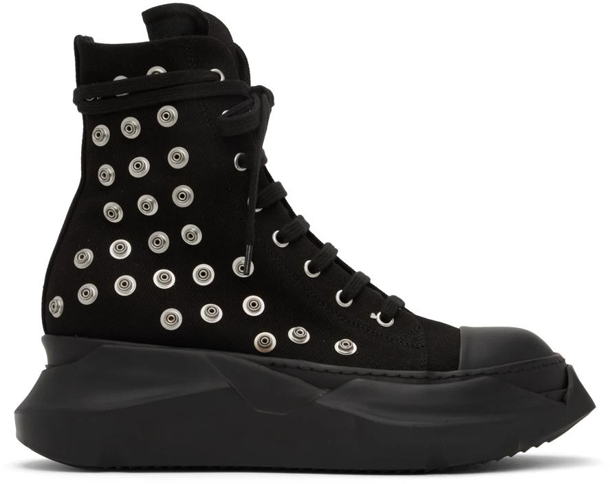 Rick Owens Black Rivet Sneakers 1