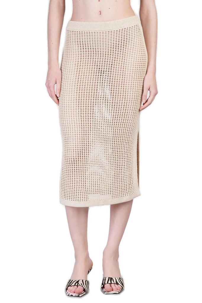 スカート MC2 Saint Barth CHEYENNE - Long skirt in cotton and silk. Cheyenne - Long Skirt In Cotton And Silk. MC2 Saint Barth