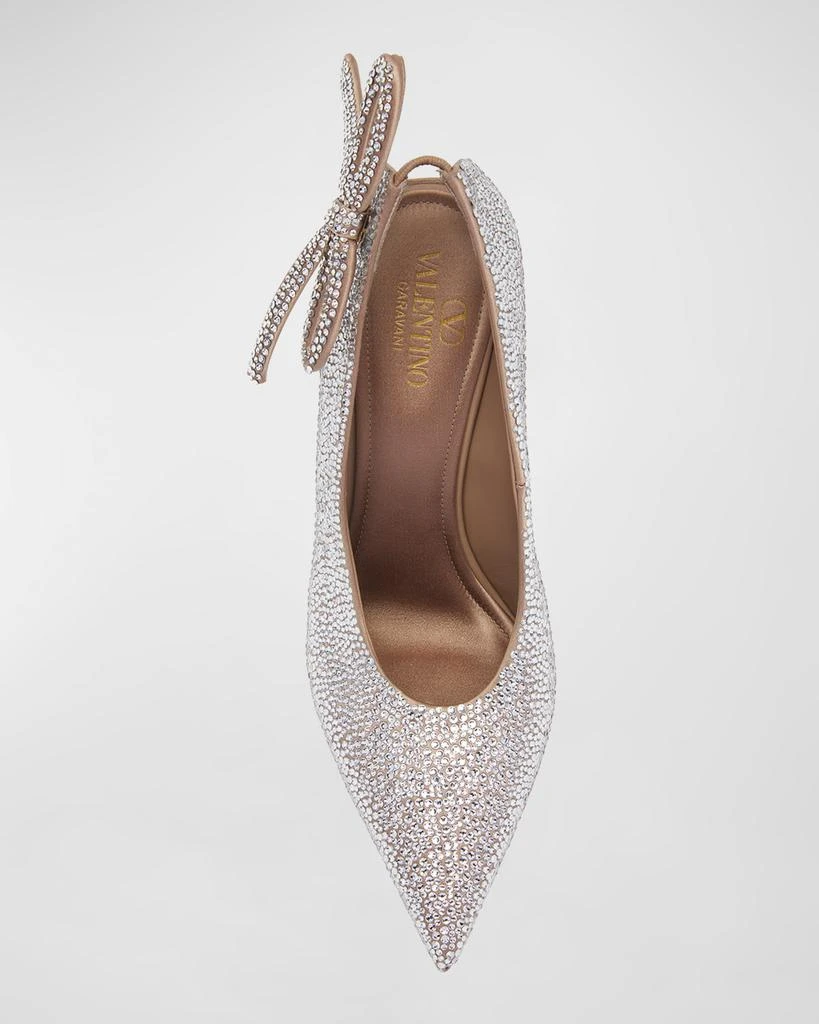 Valentino Crystal Satin Pumps 5