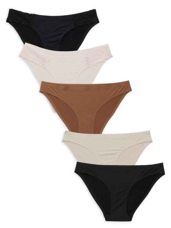 AVA & AIDEN 5-Pack Bikini Panties