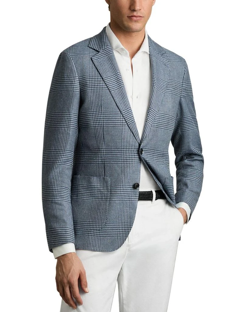 REISS Modern Fit Prince of Wales Check Blazer 1