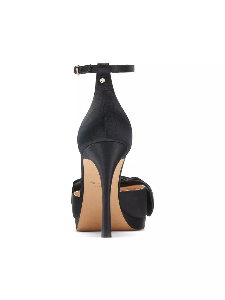 Kate Spade Bridal Bow Satin Platform Sandals 3