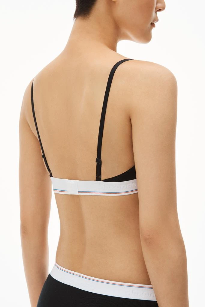 Alexander Wang Bralette in Ribbed Jersey 4