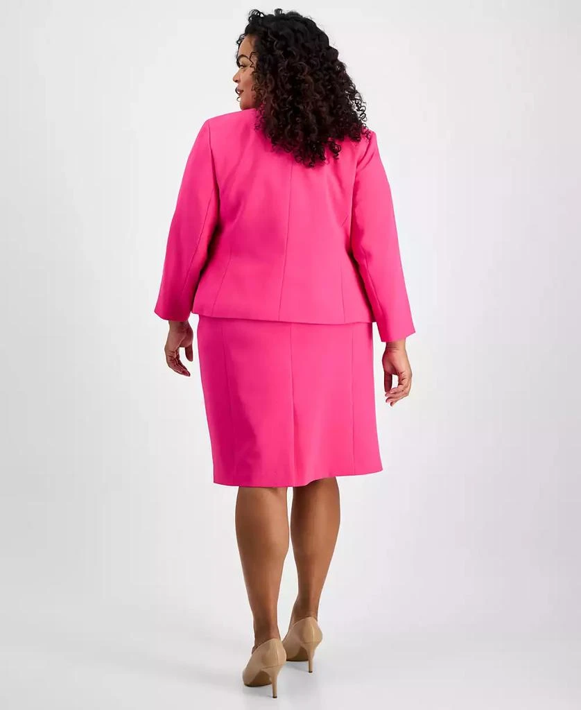 Le Suit Plus Size Cutout Kissing Jacket 
Sheath Dress Suit Set 2