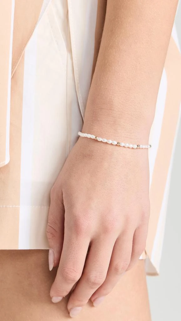 Zoe Chicco 14k Gold Pearl Bead Bracelet 2