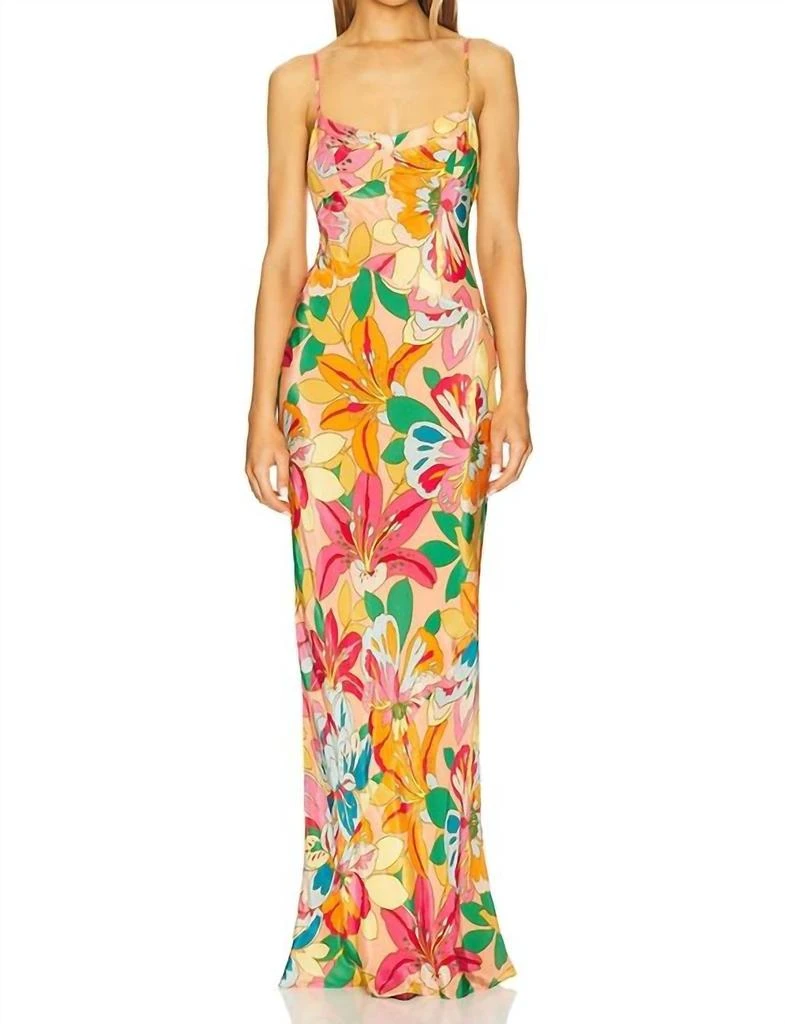 amanda uprichard mirai silk dress Amanda Uprichard Mirai Silk Dress