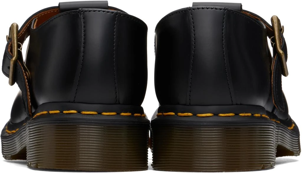 Dr. Martens Black Polley Smooth Leather Mary Jane Loafers 2