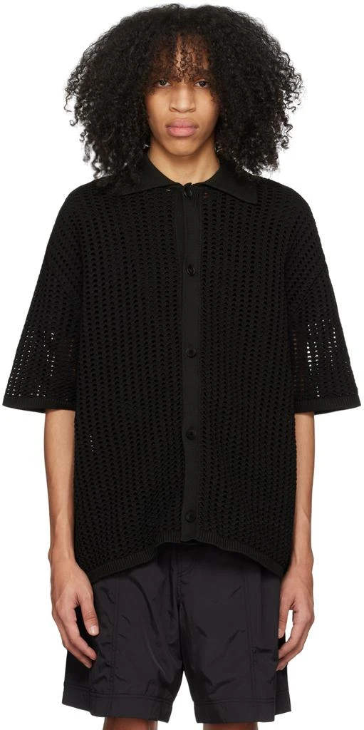 Wooyoungmi Black Buttoned Shirt 1
