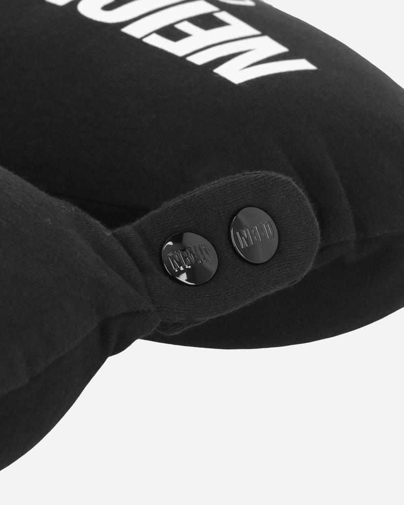 NEIGHBORHOOD Logo Neck Pillow Black - BeyondStyle