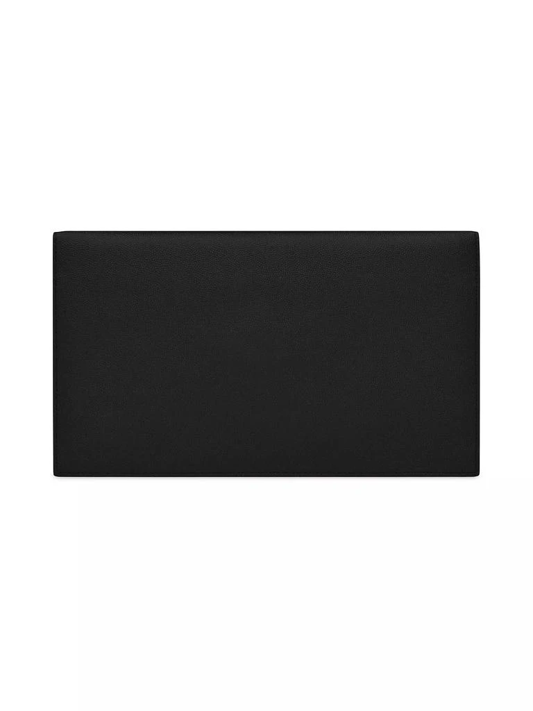 Yves Saint Laurent Uptown Pouch in Grain De Poudre Embossed Leather 3