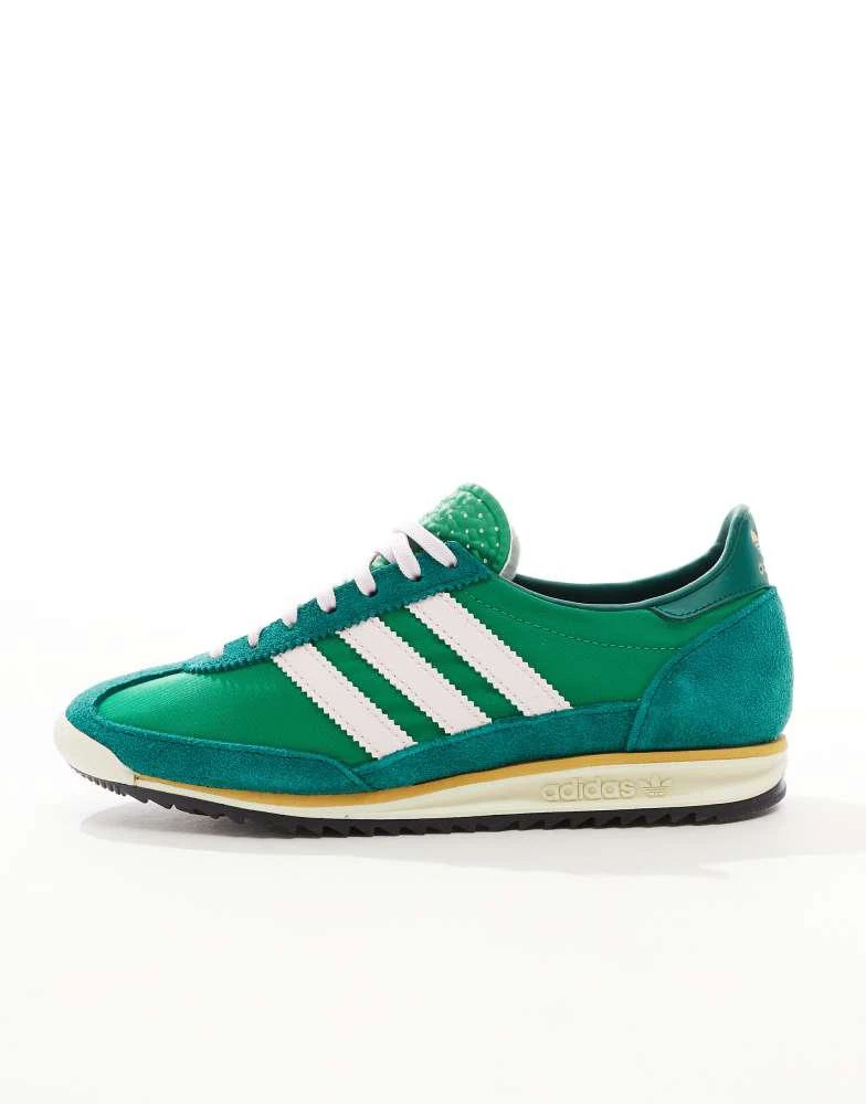 Adidas adidas Originals SL 72 OG trainers in green and lilac 2