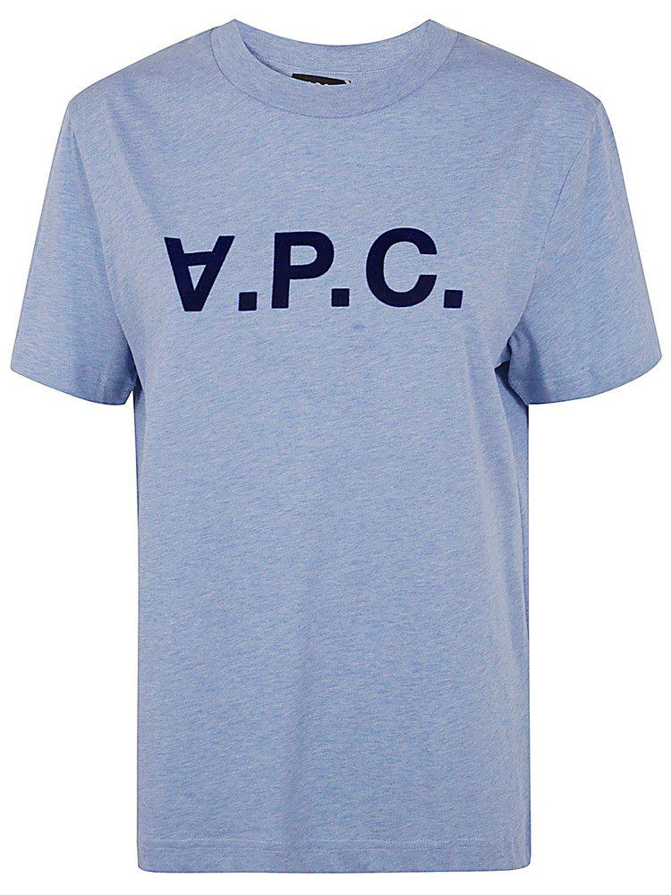 A.P.C. A.P.C. Logo Printed Crewneck T-Shirt