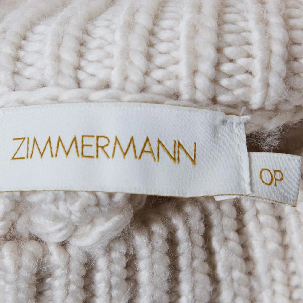 Zimmermann Zimmermann Ecru Crochet Wool kaleidoscope Jumper 
Skirt Set XS/S 4