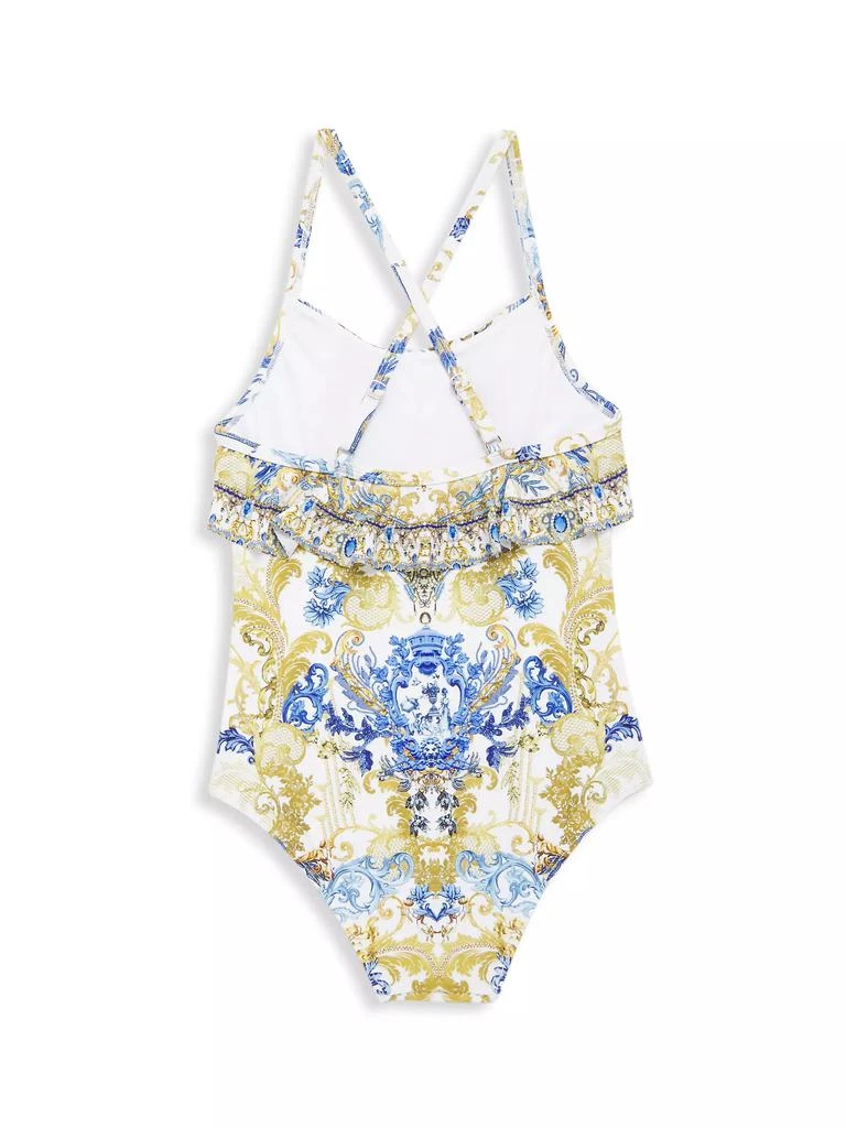 Camilla Little Girls &amp; Girl's Frill One-Piece Bathing Suit 2