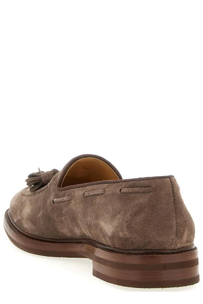 Brunello Cucinelli Brunello Cucinelli Tassel Detailed Almond-Toe Loafers 3