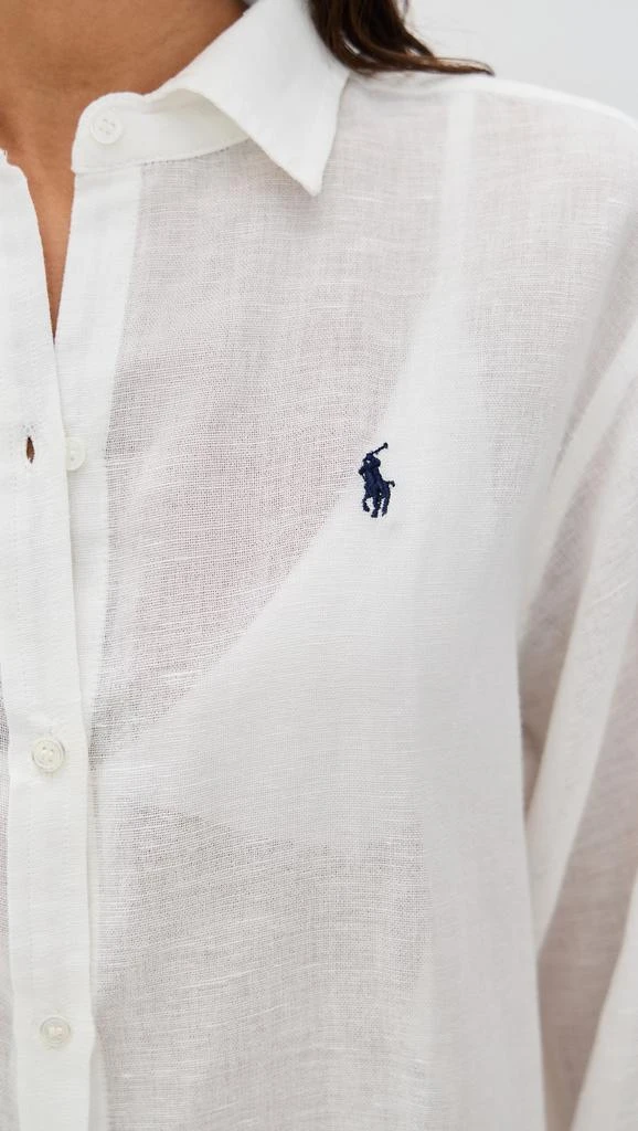Ralph Lauren Cotton Linen Boyfriend Shirt 5