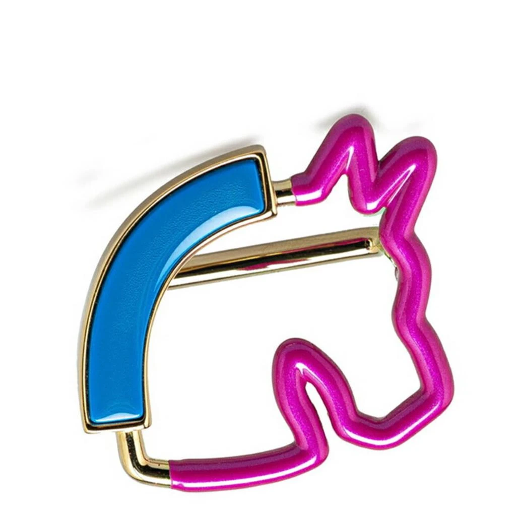 Hermes gold blue pink Scarf Ring (Pre-Owned)