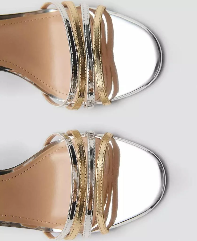 Mango Women's Combined-Strap Heeled Sandals 3