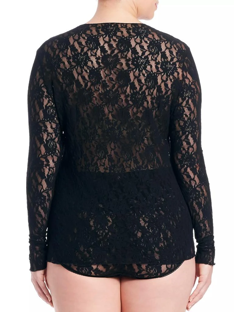 Hanky Panky Plus Signature Lace Long-Sleeve Top 4
