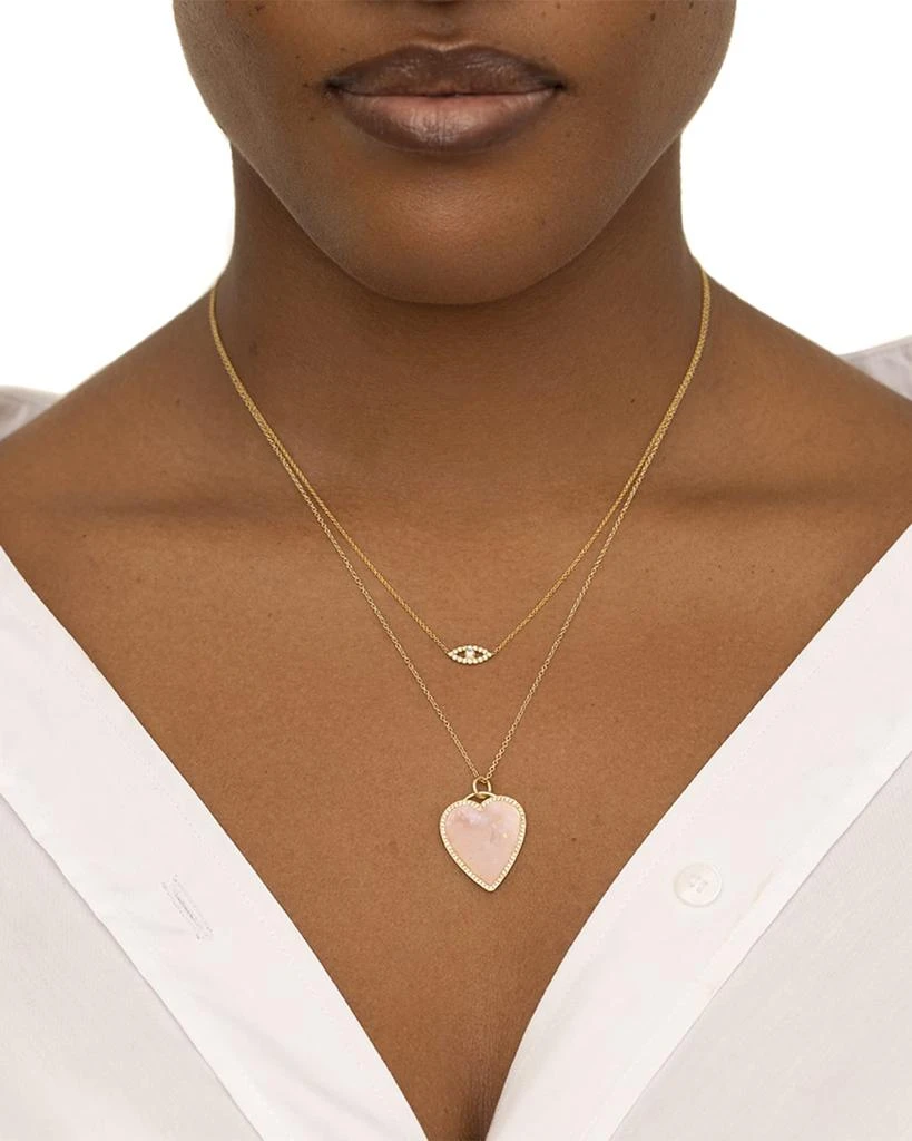 Jennifer Meyer Diamond Open Evil Eye Necklace 2
