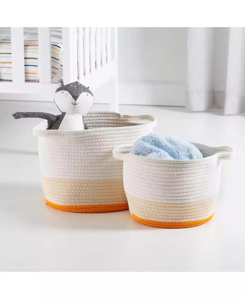 Honey Can Do Nesting Cotton Rope Storage Baskets, Set of 2 1