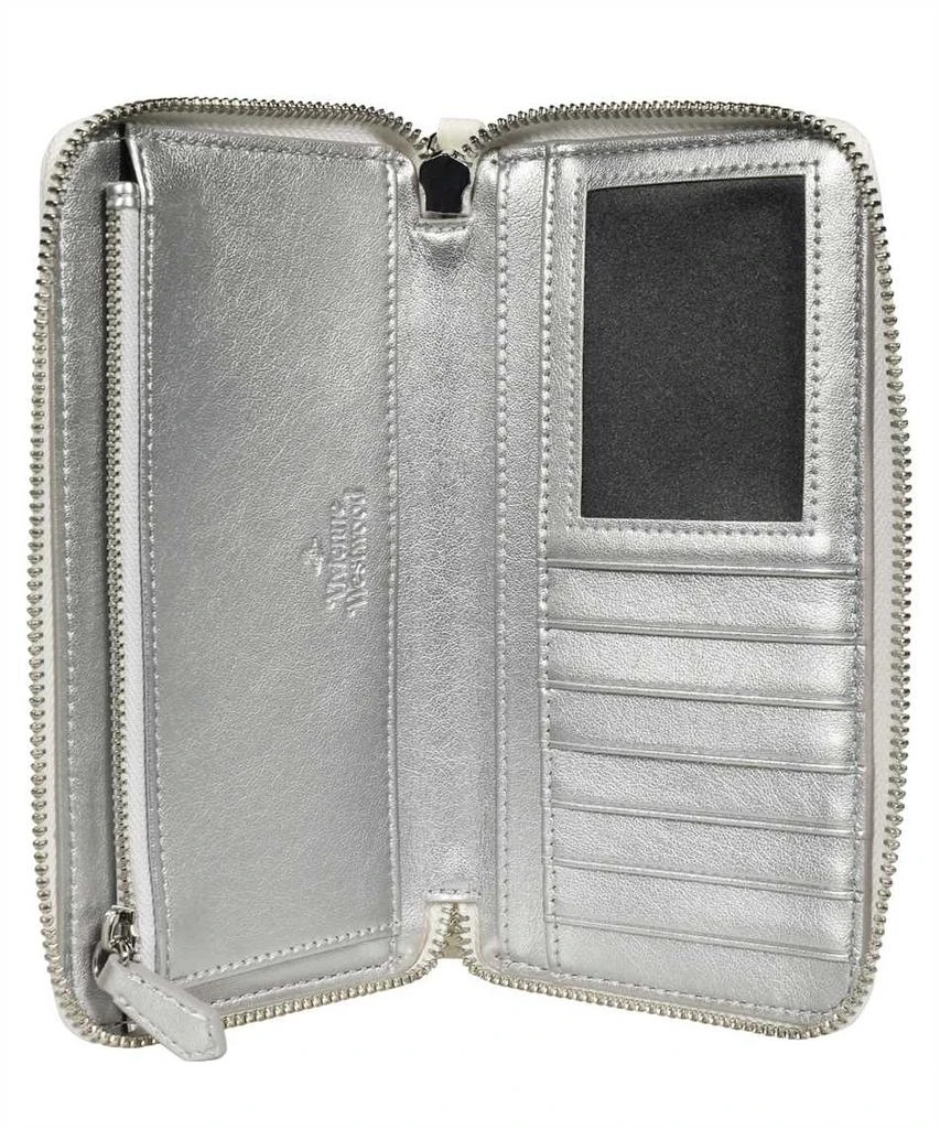 Vivienne Westwood Vivienne westwood re-vegan grain new zip round wallet 3