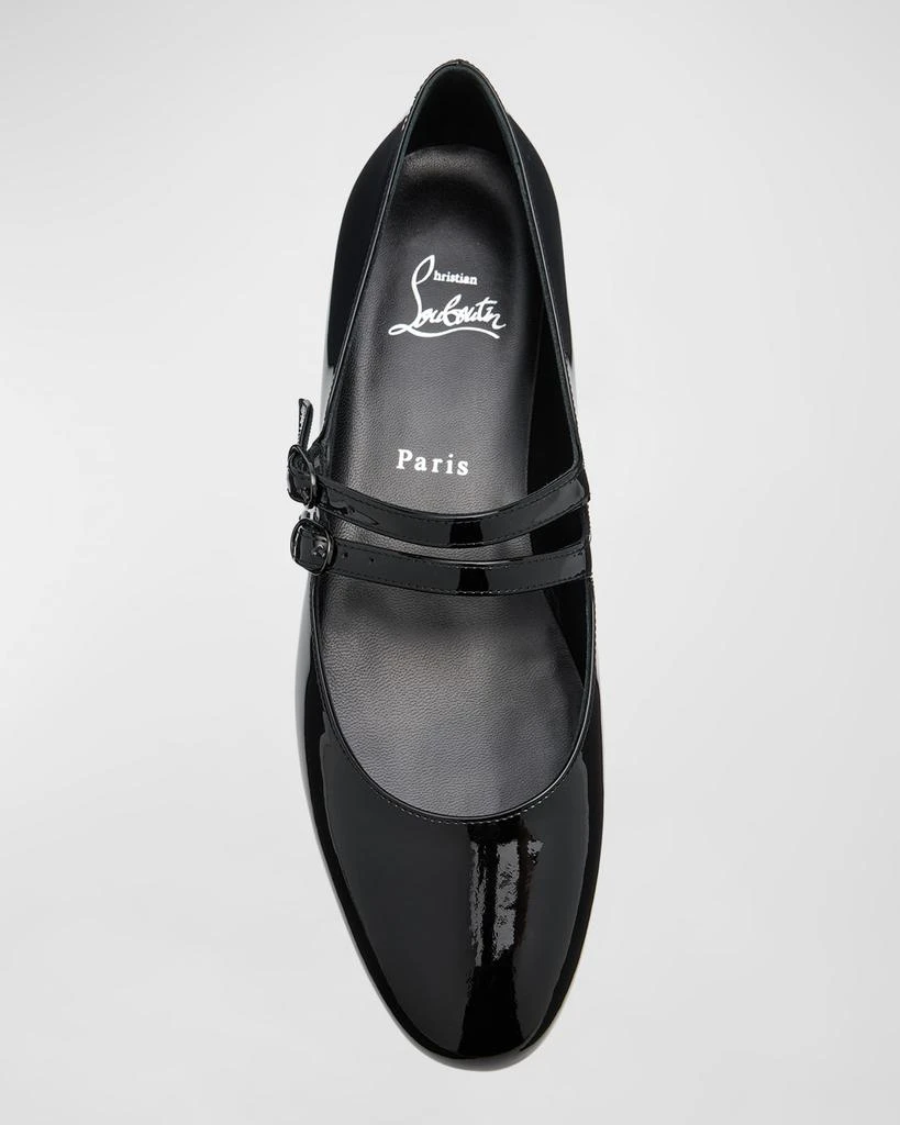Christian Louboutin Sweet Jane Patent Red Sole Ballerina Flats 6
