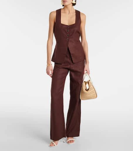 Faithfull the Brand Maya linen vest 2