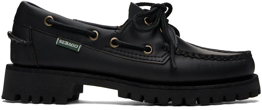 SEBAGO Black Ranger Moc Soft Loafers 1